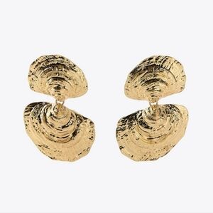 ZARA Double Shell Earrings